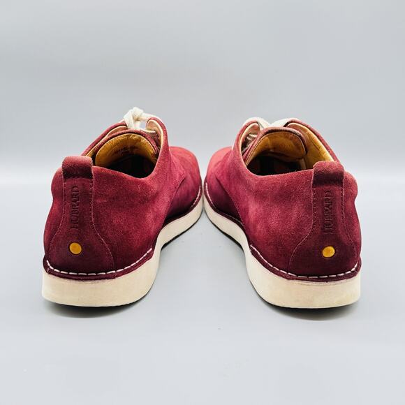 Samuel Hubbard Shoes Mens 14 Burgundy Suede Sneaker Lace Up Vibram Sole Derby - Picture 6 of 11